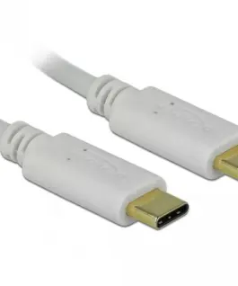 Alternative view of Кабел за зареждане DeLock PD, USB-C мъжко >USB-C мъжко, 100W, 15 cm