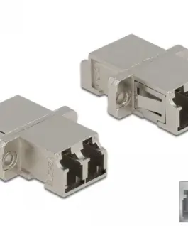 Alternative view of Конектор за оптични влакна Delock, LC Duplex женско - LC Duplex женско