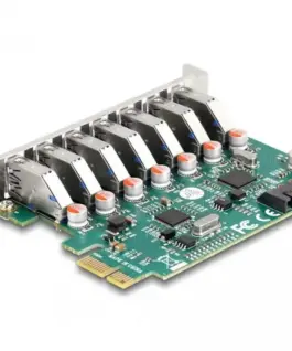 Alternative view of Карта PCI Express x1 Delock към 7 x external USB 5 Gbps Type-A