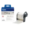 ЛЕНТА ЗА ЕТИКЕТНИ ПРИНТЕРИ BROTHER ТИП QL - WHITE CONTINUOUS FILM TAPE - 62 mm x 1524 m - PN DK22212