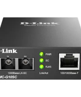 Медиа конвертор D-link DMC-G10SC/E 100/1000Base-T to 1000Base-LX SC Single-Mode (10