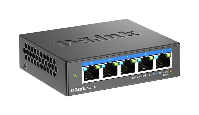 Суич D-Link DMS-105/E, 5 портов 2.5G Multi-Gigabit - Image 2
