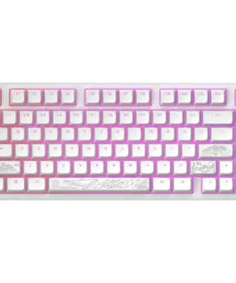 Геймърскa механична клавиатура Dark Project ALU81A Terra Nostra White