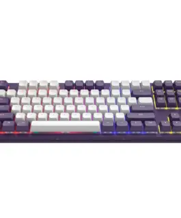 Alternative view of Геймърскa механична клавиатура Dark Project ALU87A Violet RGB - TKL