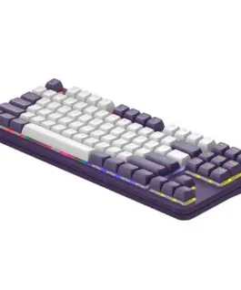 Геймърскa механична клавиатура Dark Project ALU87A Violet RGB -