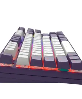 Геймърскa механична клавиатура Dark Project ALU87A Violet RGB -