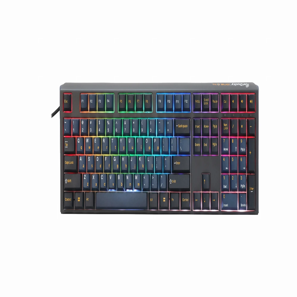 Ducky професионална геймърска механична клавиатура Professional Gaming Mechanical Keyboard One 3 Pro Nazca Line - 8K, Cherry MX2A RGB Silent Red [Linear] - Image 2