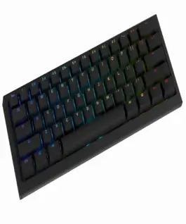Alternative view of Ducky професионална геймърска механична клавиатура Professional Gaming Mechanical Keyboard One X Mini Wireless Black - Ducky AI Switches [Linear]