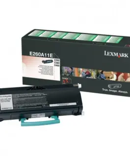 КАСЕТА ЗА LEXMARK E260/E360/E460/E462 - Black - Return program cartridge - PN E260A11E