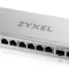 Суич ZyXEL GS-1200-10 V3 Управляем 8 портов 10/100/1000 с 2Gbe Uplink