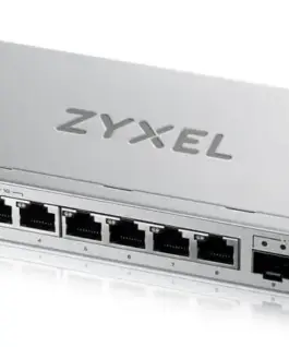Суич ZyXEL GS-1200-10 V3 Управляем 8 портов 10/100/1000 с 2Gbe Uplink