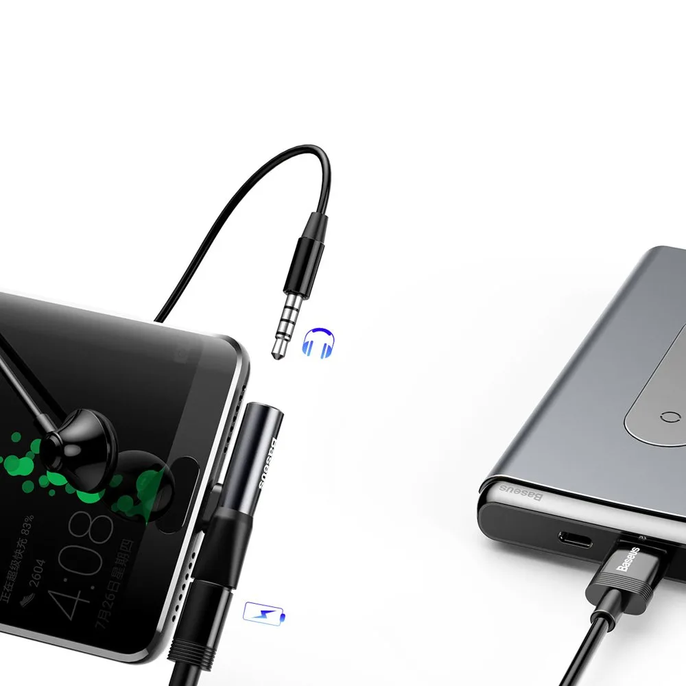 Адаптер Baseus CATL41-01 USB-C към 3.5 мм - Image 24