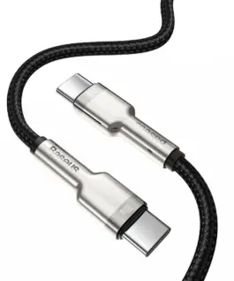 Alternative view of Кабел Baseus Cafule Series Type-C към Type-C, 100W, 1м, черен