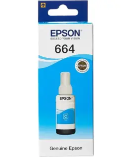БУТИЛКА МАСТИЛО ЗА EPSON EcoTank L100/L110/L200/L210/L300/L355/L550/L1455 - Ink Bottle - Cyan - /664/ - T6642 - PN