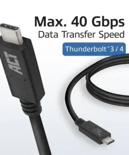 Кабел ACT USB-C - USB-C