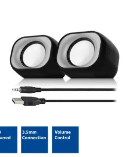 Alternative view of ACT Стерео колонки Eminent 2.0, USB захранване, 2 х 3W