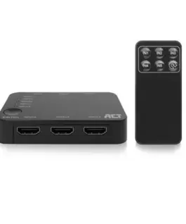 HDMI суич ACT AC7841 5/1 3D 4K@60Hz Черен