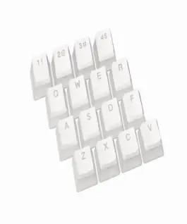 Alternative view of Капачки за механична клавиатура ENDORFY - 104 бр PBT, US Layout, Onyx White