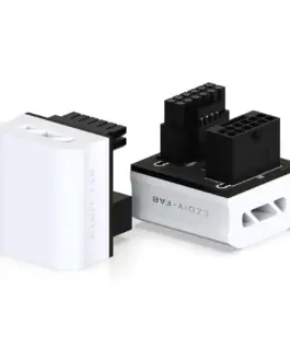EZDIY-FAB адаптер за видеокарта 12VHPWR 600W - RVS 180° White