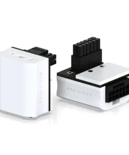 EZDIY-FAB адаптер за видеокарта 12VHPWR 600W - RVS 90° White