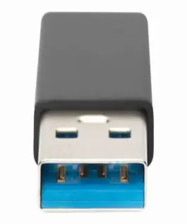 АДАПТЕР DIGITUS – USB-A to USB-C – Black – PN