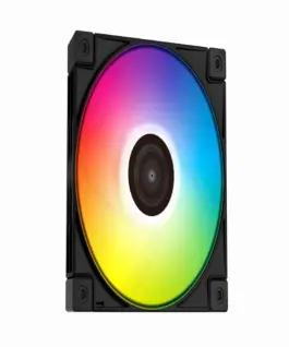 Alternative view of DeepCool Комплект вентилатори Fan Pack 3-in-1 3x120mm - FC120 Black, Addressable RGB