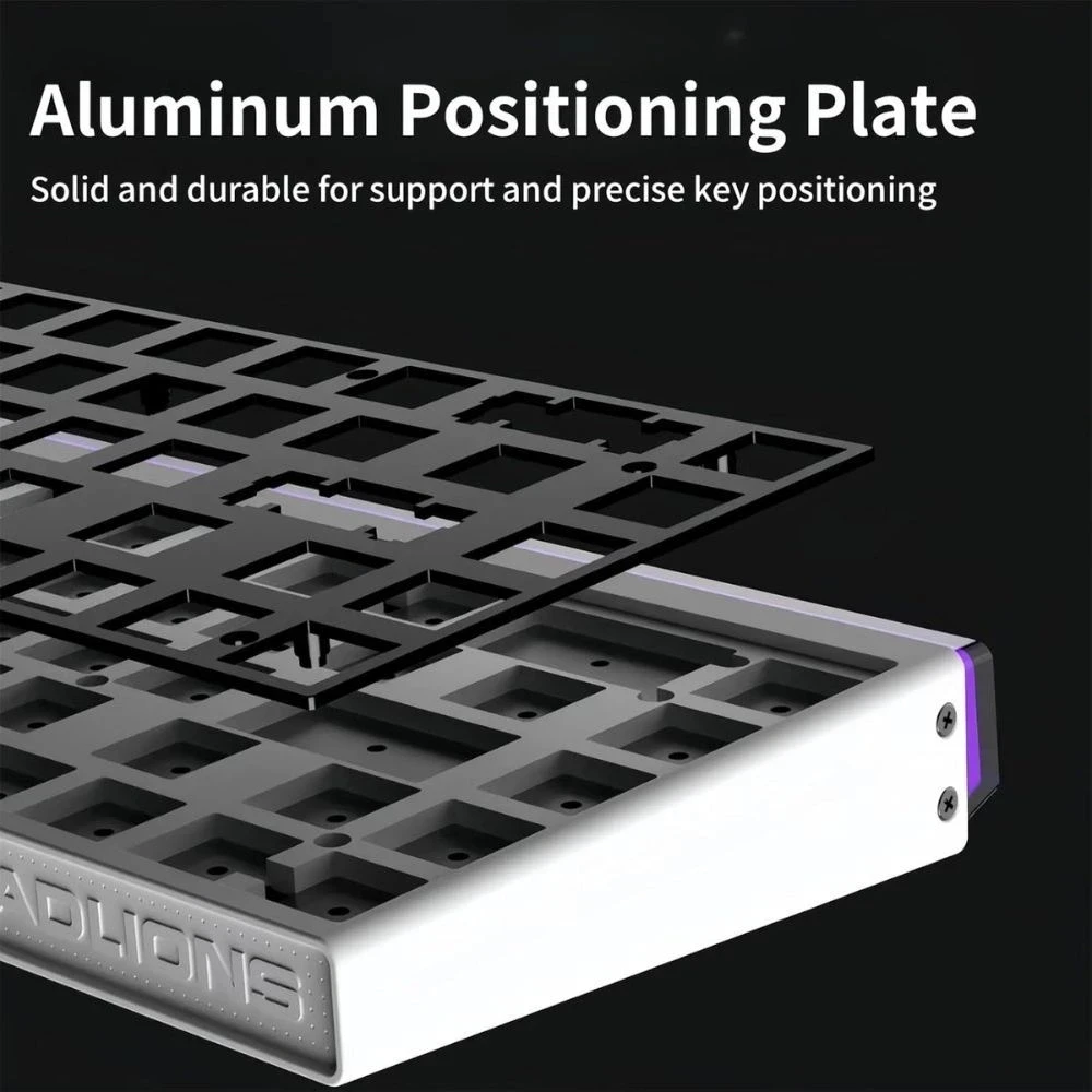 Madlions професионална геймърска механична клавиатура Professional Gaming Mechanical Keyboard NANO 68 WH - 8K, Magnetic Amber Pro Switches, (English US) - Image 5
