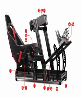 Кокпит симулатор Next Level Racing F-GT Elite - Wheel Plate