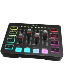 Alternative view of Аудио Миксер FIFINE SC3 RGB Audio Interface - Black