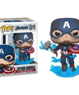 Alternative view of Фигурка Funko Pop! Marvel: Avengers Endgame - Captain America With Broken Shield and Mjolnir #573