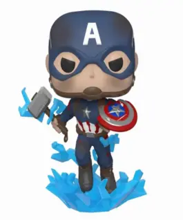Фигурка Funko Pop! Marvel: Avengers Endgame - Captain America With Broken Shield and Mjolnir