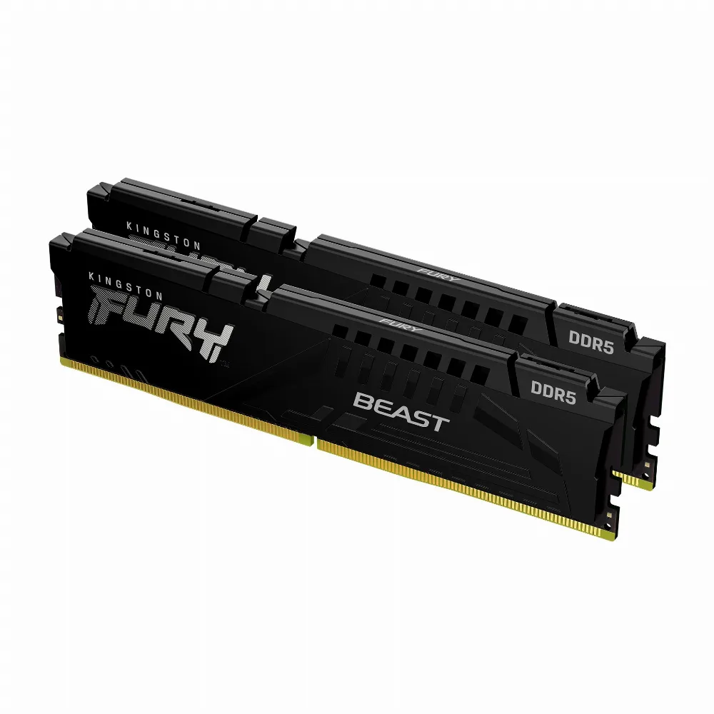 Памет за компютър Kingston FURY Beast Black 16GB(2x8GB) DDR5 5600MHz CL40