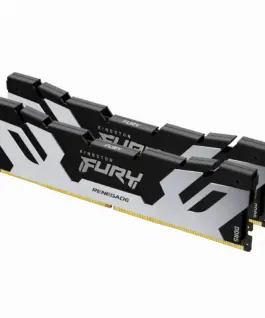 Памет за компютър Kingston Fury Renegade Silver/Black 64GB(2x32GB) DDR5 6400MHz CL32 - Intel