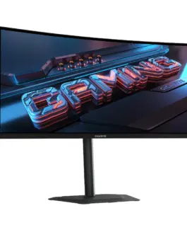 Alternative view of Геймърски Монитор Gigabyte G34WQC2 - 34" VA 1500R WQHD (3440x1440), 200Hz, 1ms, VESA Display HDR400