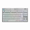 Безжична геймърска механична клавиатура Logitech G915X White Lightspeed TKL - GL Tactile
