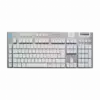 Безжична геймърска механична клавиатура Logitech G915X White Lightspeed - GL Tactile