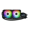 Gamdias водно охлаждане Water Cooling 240mm - AURA GL240 DIGITAL - Digital Display