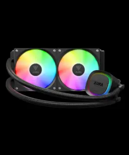 Alternative view of Gamdias водно охлаждане Water Cooling 240mm - AURA GL240 v2 - aRGB