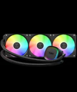 Alternative view of Gamdias водно охлаждане Water Cooling 360mm - AURA GL360 v2 - aRGB