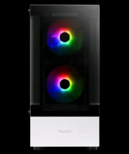 Alternative view of Gamdias кутия Case ATX - TALOS E3 White - aRGB, Tempered Glass