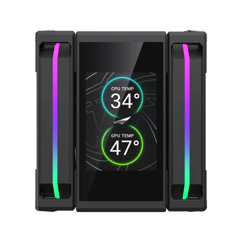 Gamemax охладител CPU Cooler Sigma 620 LCD Black - Addressable RGB - Image 44