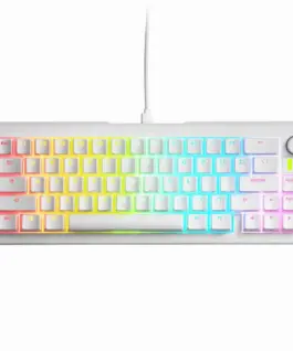 Геймърска механична клавиатура Glorious GMMK 3 65% White - Fox Linear