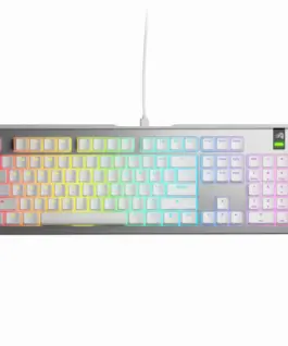 Геймърска механична клавиатура Glorious GMMK 3 Pro 100% Silver - Fox Linear