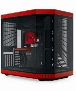 Кутия за компютър HYTE Y70 Tempered Glass Black/Red