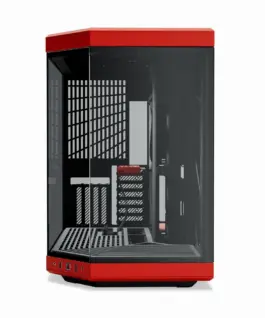 Alternative view of Кутия за компютър HYTE Y70 Tempered Glass Black/Red