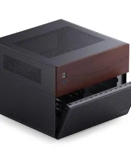 Alternative view of Кутия за компютър Jonsbo N4 NAS, m-ATX, Black