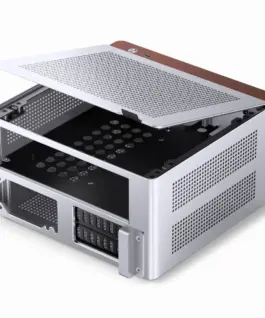 Кутия за компютър Jonsbo NV10 Mini ITX - Silver