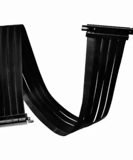 Кабел Lian Li PW-PCIV-4-90X PCIe 4.0 Riser Cable - 900mm Черен