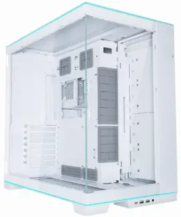 Alternative view of Кутия за компютър Lian Li PC-O11 Dynamic EVO RGB Mid-Tower, Tempered Glass, Бяла