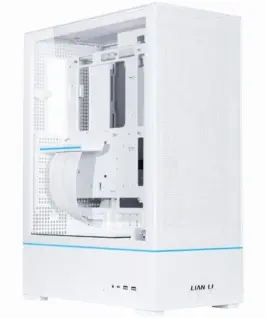 Кутия за компютър Lian-Li SUP01W Mid-Tower Tempered Glass Бяло
